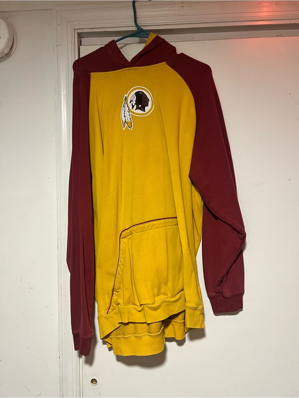 Men's Maroon & Gold Pullover Hoodie with Team Crest